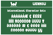 One Thousand font, a Font by weknow (Thumbnail 9 of 9)