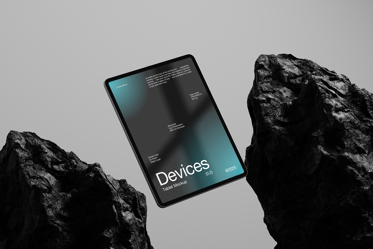 iPad Mockup, an iPad Mockup by baim_std (Photo 2 of 2)