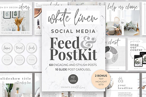 Instagram Feed Post Template Kit