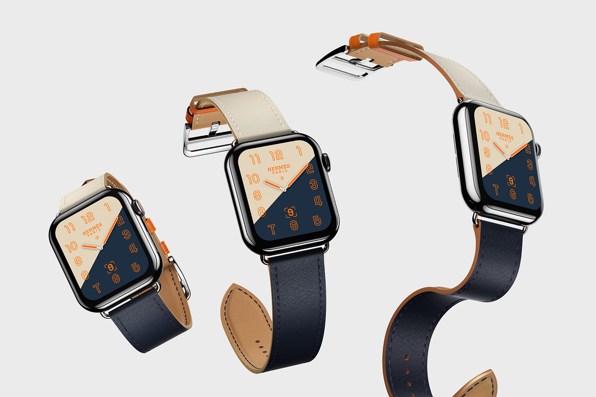 Apple Watch 4 Mockups | PK, a Wearable Device Mockup by ls.graphics (Photo 2 of 8)