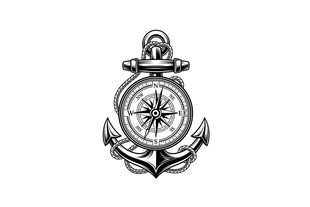 Nautical Anchor Compass Bundle, an Illustration by Creativeshirt (Photo 29 of 31)