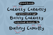 Bunny Carroty - Playful Handwritten, a Handwritten Font by Inviline.co (Thumbnail 6 of 17)
