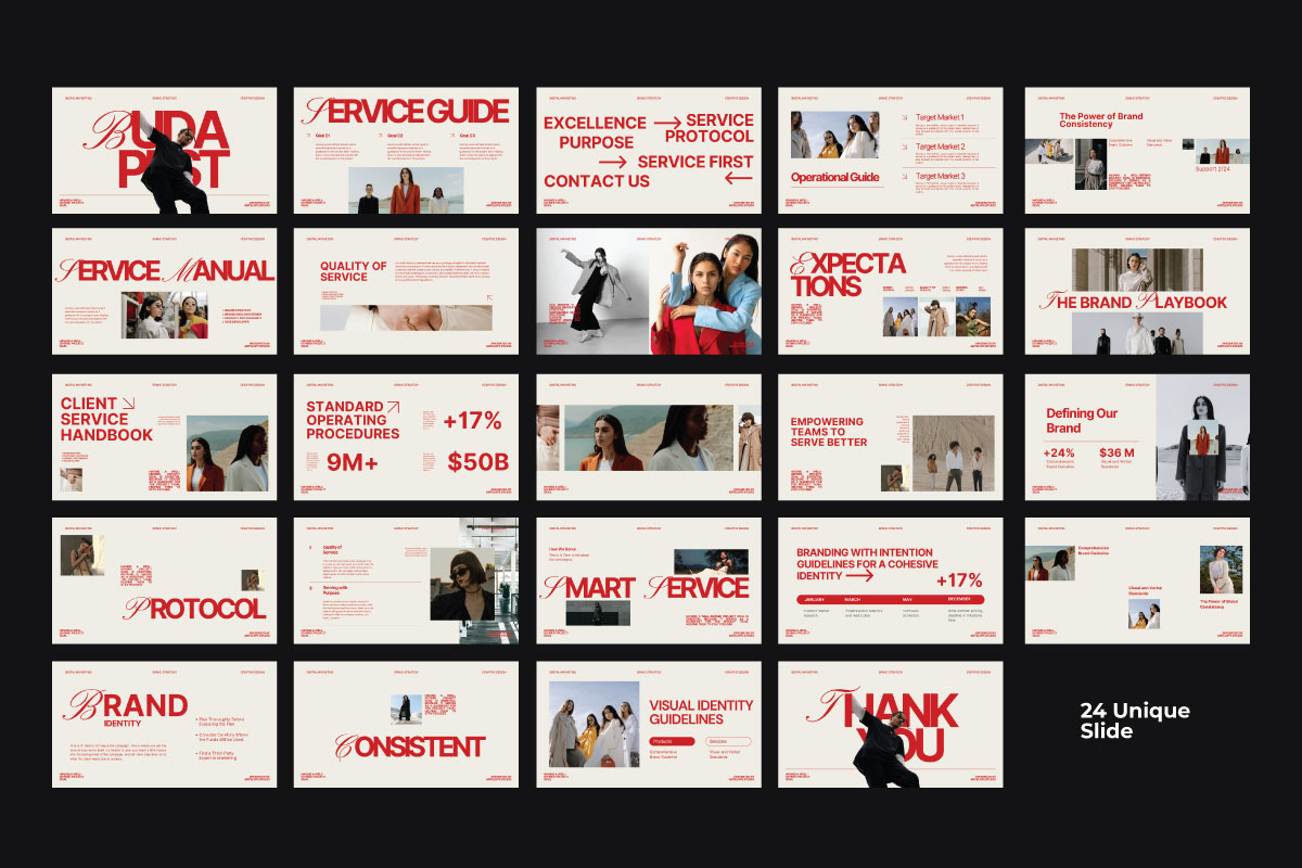 Budapest - Brand Guidelines PPT, a Presentation Template by Antelope Studio (Photo 8 of 8)