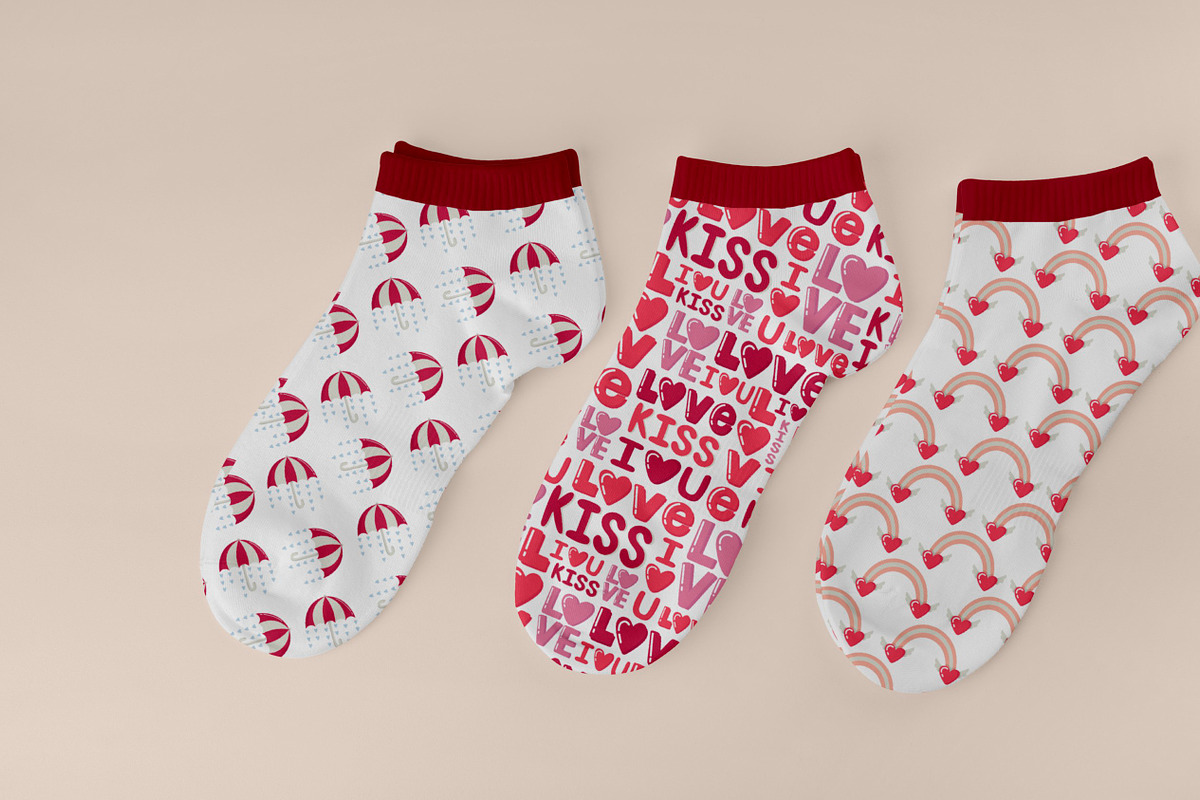 Love patterns, a Pattern Graphic by ananastya (Photo 3 of 15)