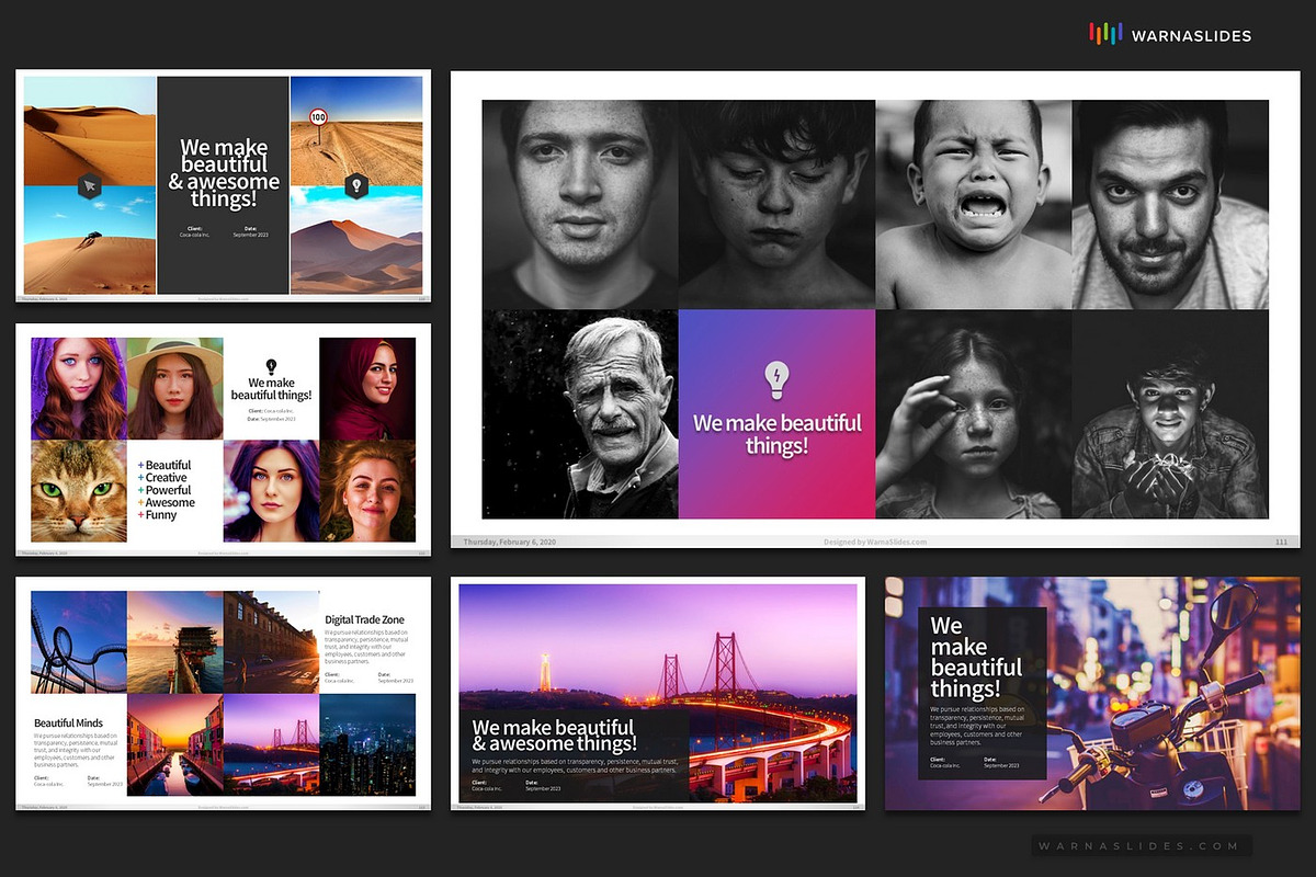 Portfolio PowerPoint Templates, a Presentation Template by Warna Works (Photo 16 of 27)