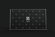 3D Presswall mock-ups, a Product Mockup by GK Creative (Thumbnail 3 of 5)