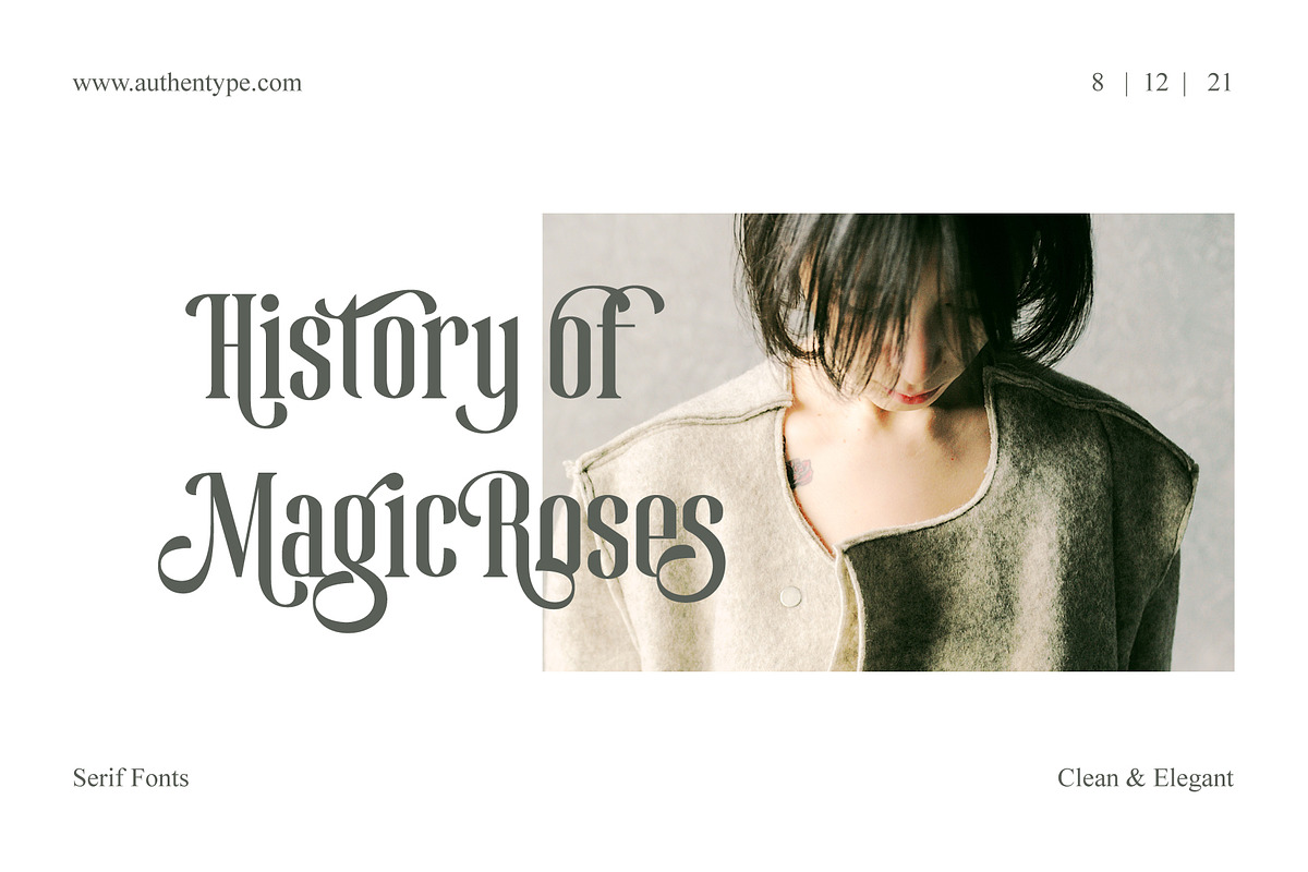 Magic Roses - Serif Clean Elegant, a Serif Font by AuthenType (Photo 2 of 15)