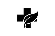 Natural Health Care Cross Icon, a Graphic by Gfx_Store (Thumbnail 2 of 10)