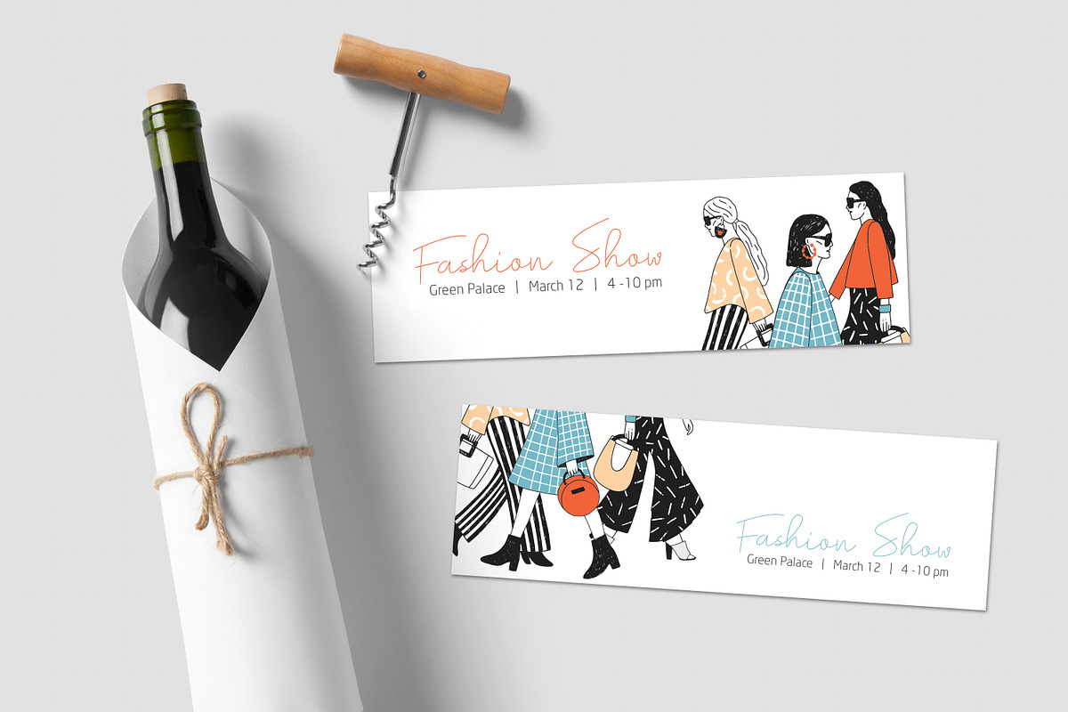 Fashion show banners and posters, a Decorative Illustration by Good Studio (Photo 11 of 11)