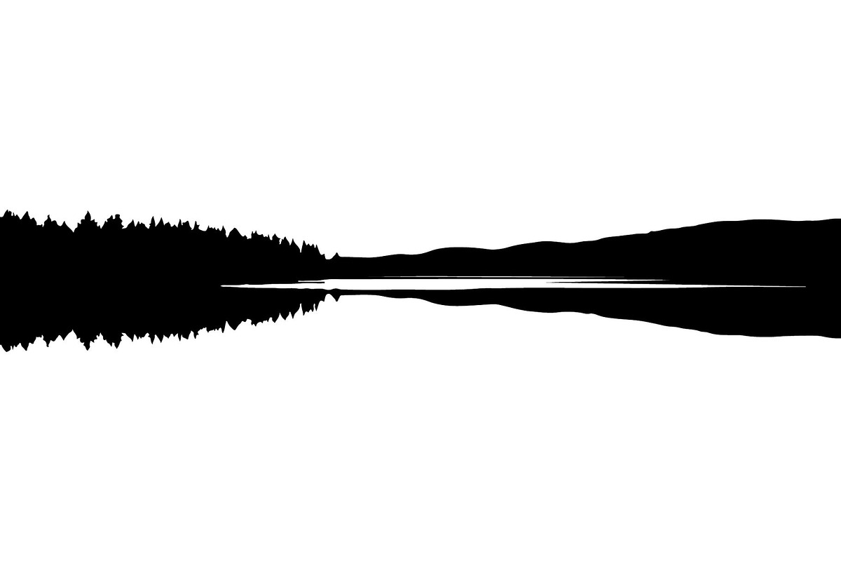 Lake Reflection Silhouette, an Object Graphic by Designer_Momina (Photo 19 of 20)