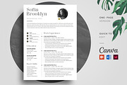 Resume Template, ATS Resume, Canva, a Resume Template by Niofix (Thumbnail 2 of 7)