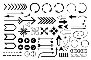 Arrows Set, an Object Illustration by alexdndz