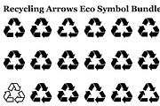 Recycling Arrows Eco Symbol Bundle, an Icon by musafir_fashion (Thumbnail 1 of 10)