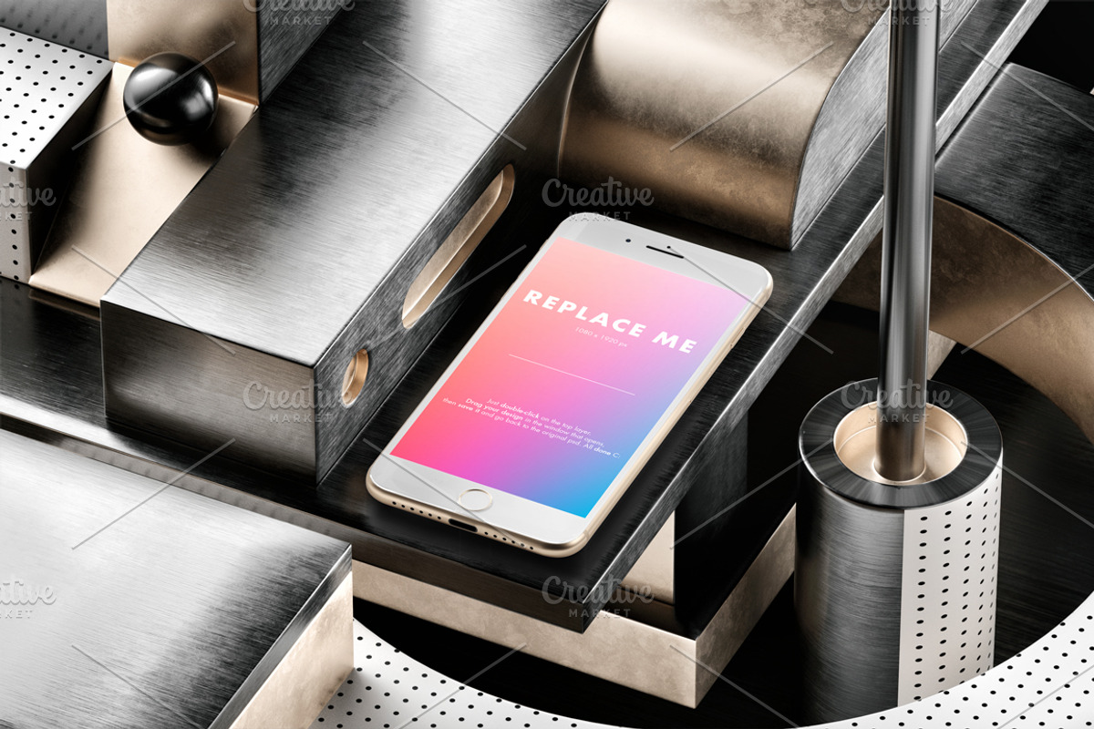 iPhone 8 Creative Mockups Set, an iPhone Mockup by As Good As Possible (Photo 6 of 16)