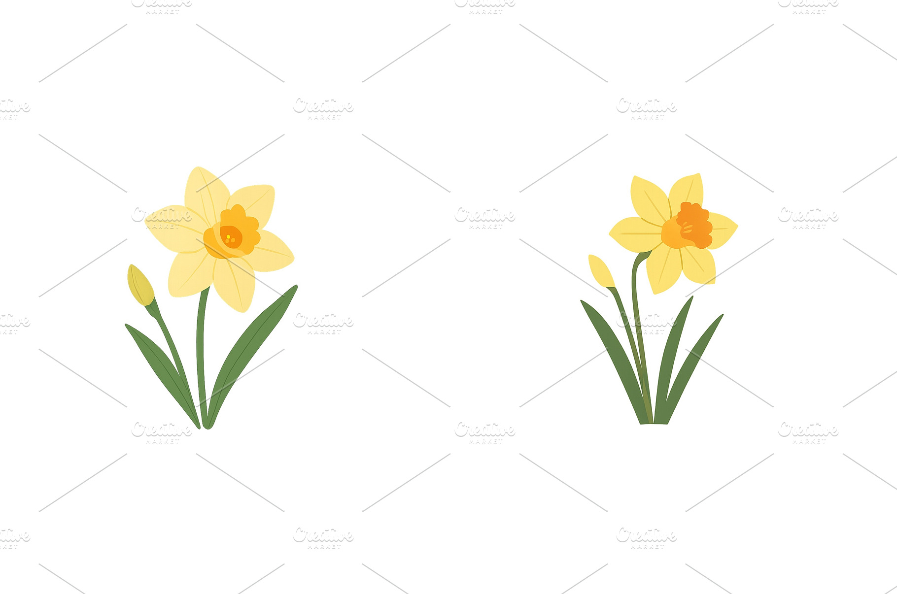 Bright yellow daffodils blooming in, a Nature Photo by ZinetroN