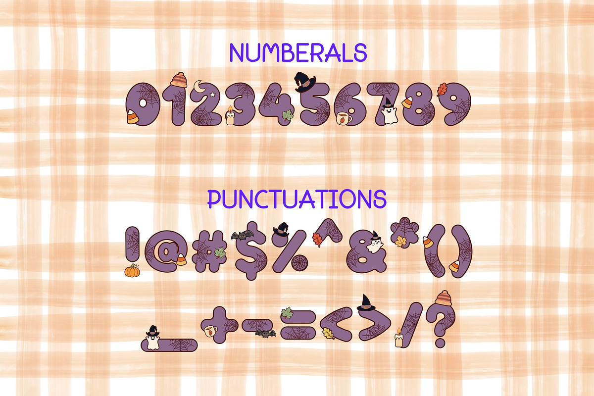 Halloween Font and Alphabet Bundle, a Sans Serif Font by Adalin Shop (Photo 8 of 19)