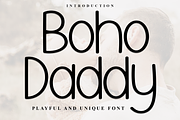 Boho Daddy, a Sans Serif Font by FreshTypeINK (Thumbnail 1 of 8)