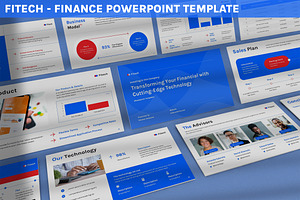 Fitech - Finance Powerpoint Template, a Presentation Template by SlideFactory