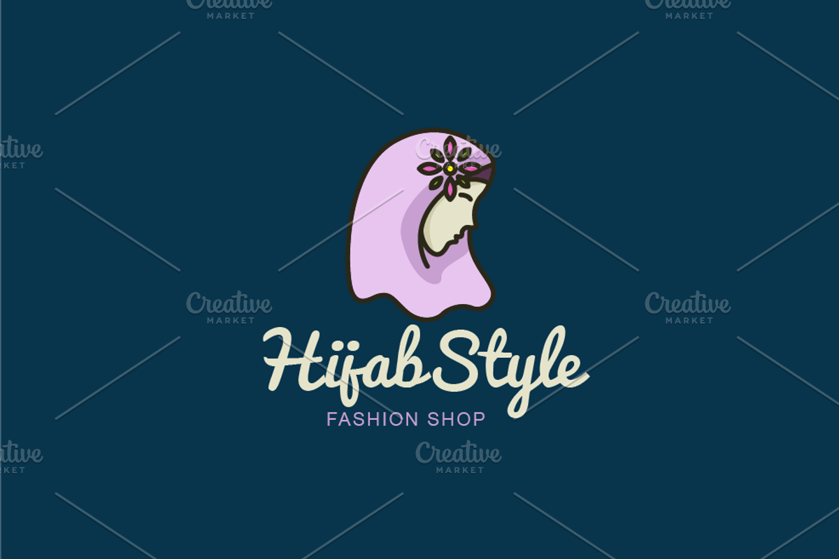 Hijab Logo, a Branding & Logo Template by Twelve.std (Photo 3 of 3)
