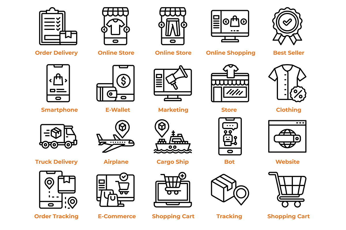 E-Commerce Icons vol 1, a Solid Icon by Tekuni (Photo 4 of 8)