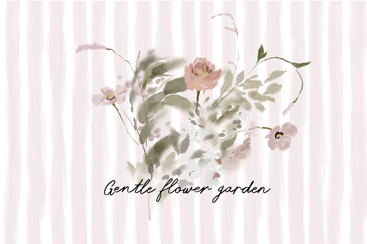 Gentle summer garden hand-painted, a Decorative Illustration by Youksy (Photo 6 of 14)