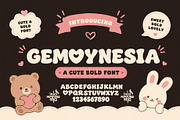 Gemoynesia – Soft Bold Playful Font, a Handwritten Font by indranesia (Thumbnail 1 of 2)