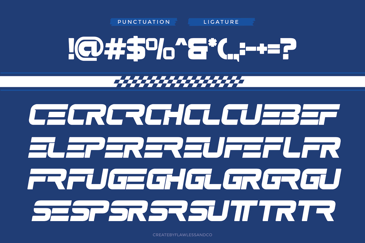 Grecho Turbo - Sport Racing Font, a Font by Flawless And Co (Photo 9 of 10)