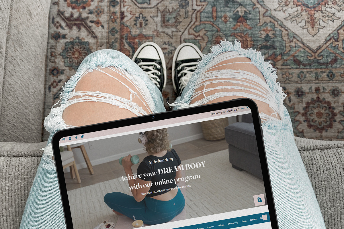 EverCoach Wix Website Template, a Wix Template by Girl Boss From Home (Photo 7 of 7)
