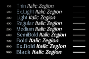 Zegion - Modern Geometric Sans Serif, a Sans Serif Font by roomspace creative lab (Thumbnail 7 of 13)
