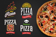 Pizza Logo Templates, a Branding & Logo Template by Vecster (Thumbnail 5 of 10)