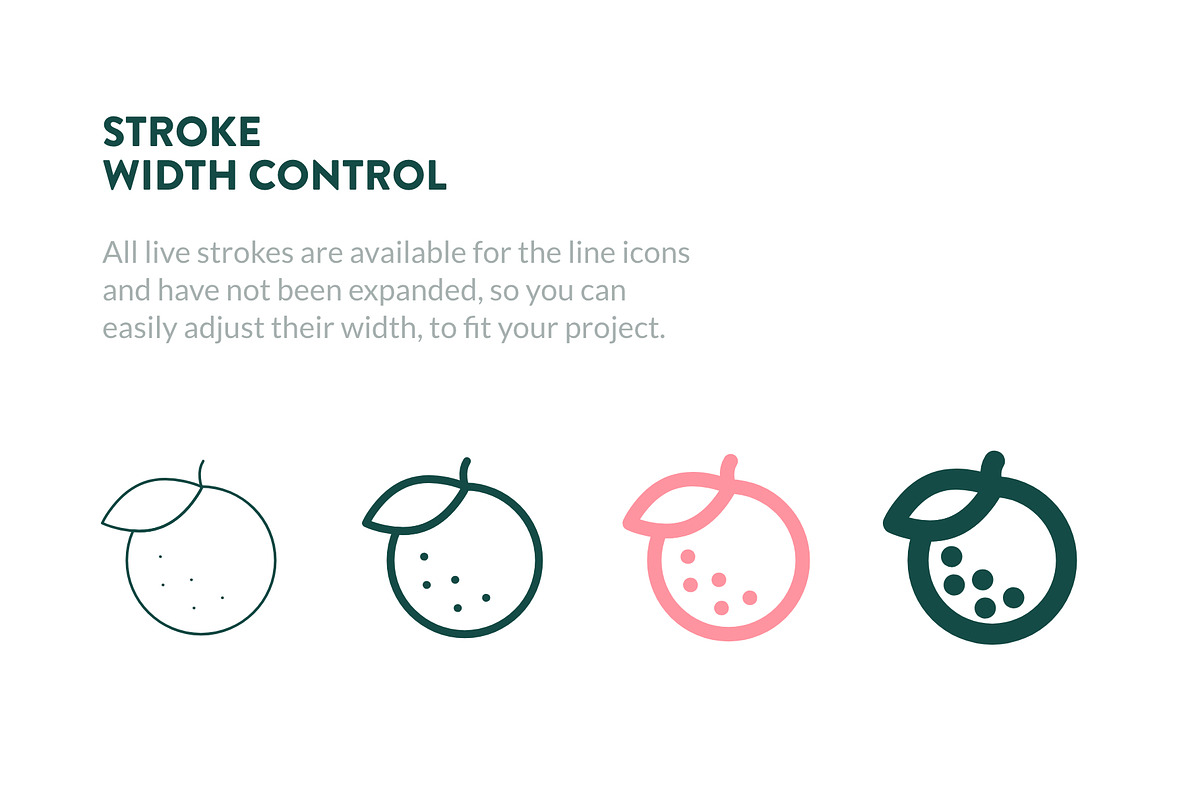 PLANTICONS - line icons & glyphs, an Outline Icon by matcha studios (Photo 5 of 6)