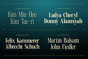 TBJ Malibu Condensed Display Font, a Serif Font by Taboja Studio (Thumbnail 9 of 22)