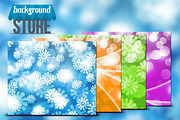 Winter Bokeh Background, a Background Graphic by Backgrounds Store (Thumbnail 1 of 3)