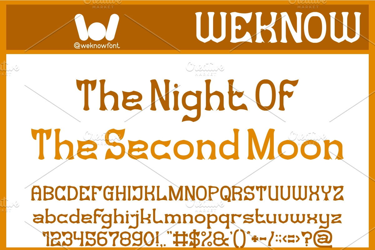 Amazing Creature font, a Font by weknow (Photo 5 of 8)