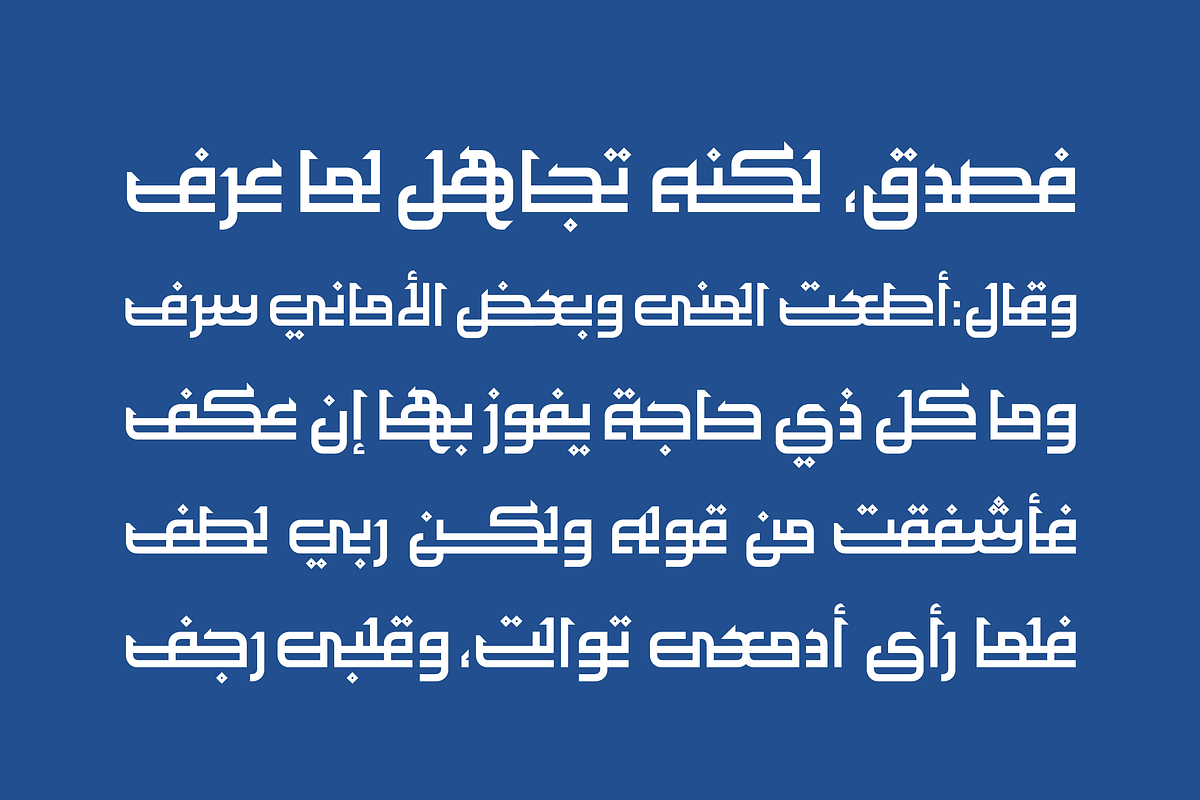 Maheeb - Arabic Font, a Serif Font by Mostafa El Abasiry (Photo 8 of 11)
