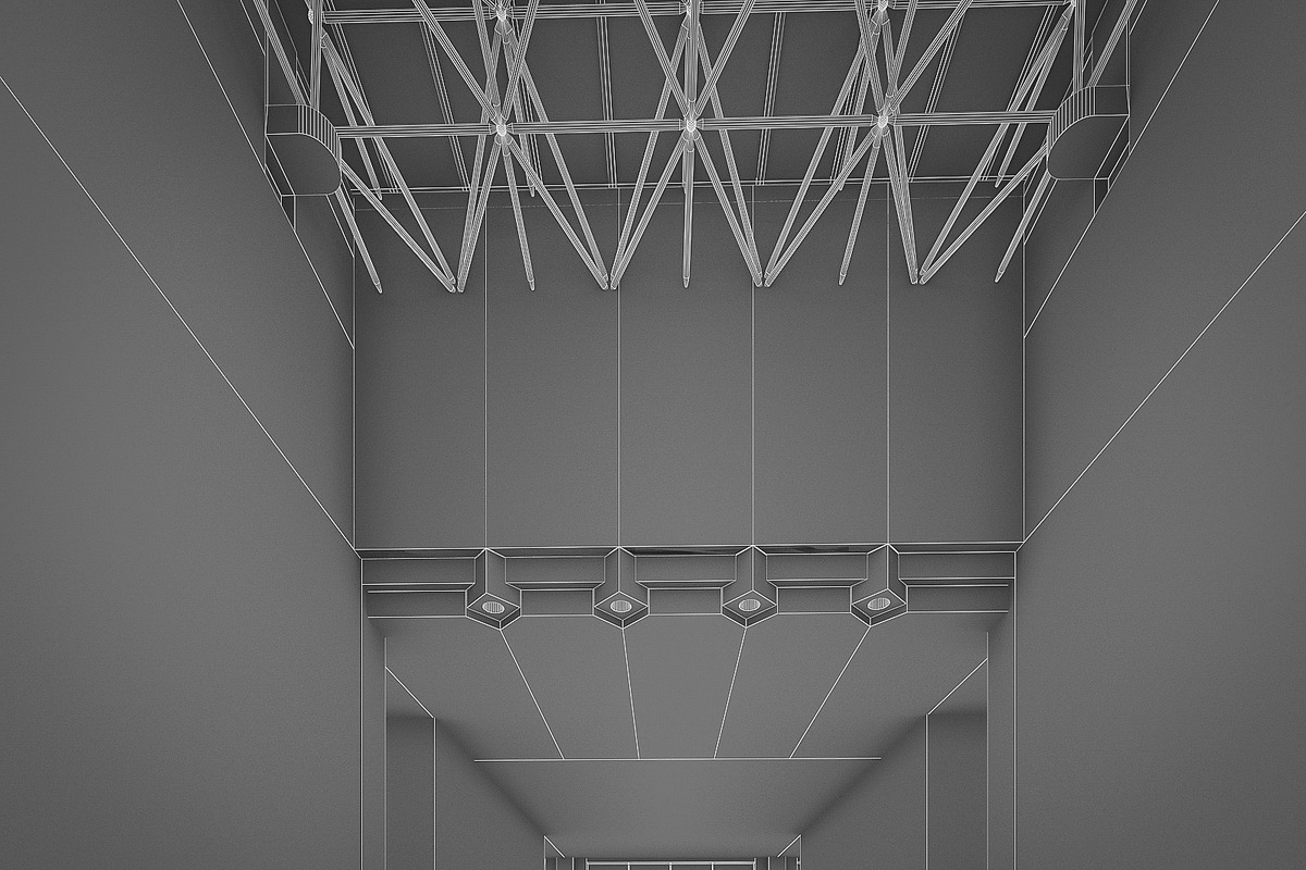Art Deco Industrial Interior, an Architecture 3D Model by 3DNUTS (Photo 8 of 12)