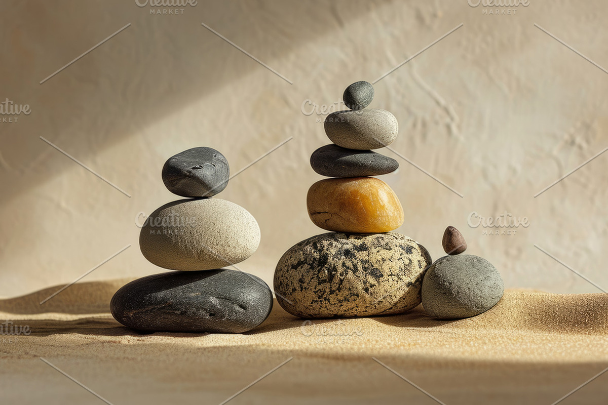 Rock balancing. 75 images, a Nature Photo by Handmadefont (Photo 3 of 14)