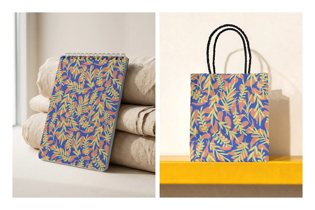 Mediterranean Leaf Seamless Pattern, a Pattern Graphic by Annie Tyndall Creative (Photo 4 of 13)