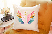 Watercolor Boho Christmas Clipart Se, an Illustration by Sublimation Artist (Thumbnail 6 of 6)