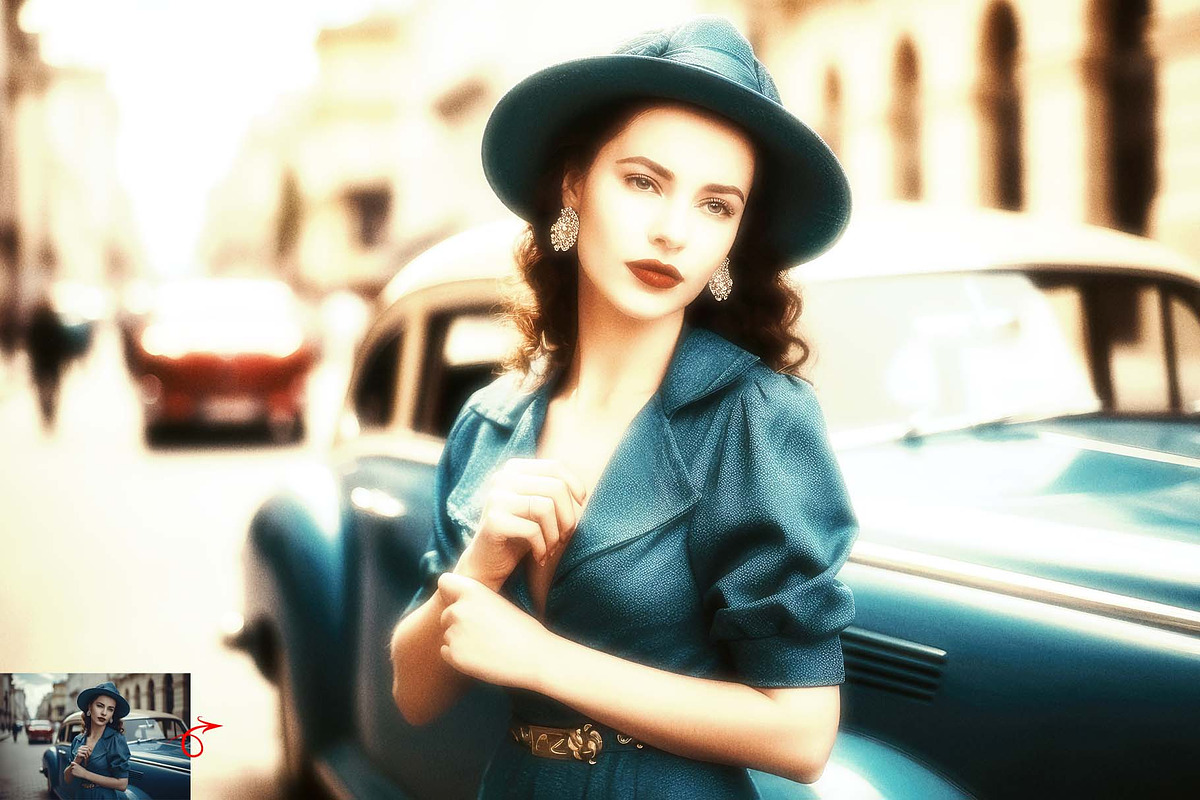 Vintage Glow Photoshop Action, an Action Add-On by MRI STUDIO (Photo 3 of 13)