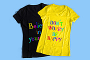 Rainbow Chalk Cyrillic font+Patterns, a Serif Font by IraDvilyuk (Thumbnail 13 of 16)
