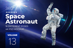 3D Mockup Space Astronaut 13