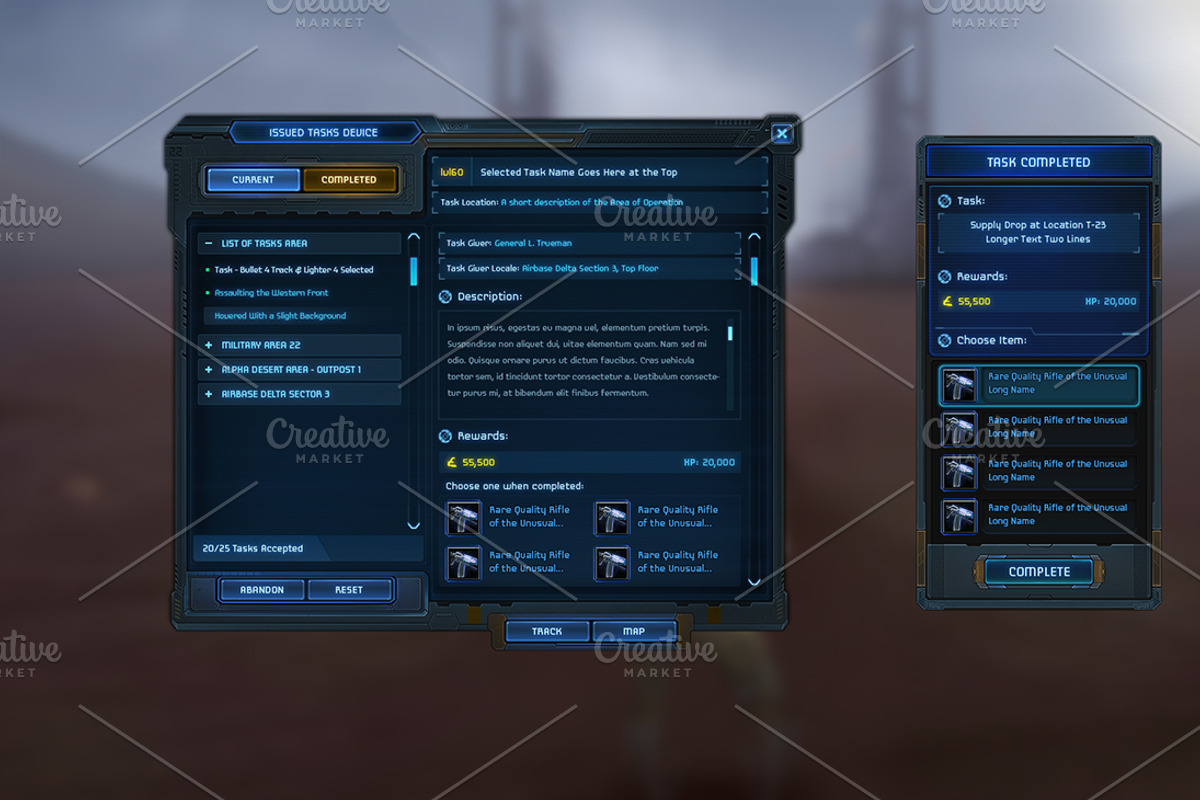 Aramech User Interface, a Graphic by Kodiak Graphics (Photo 11 of 21)