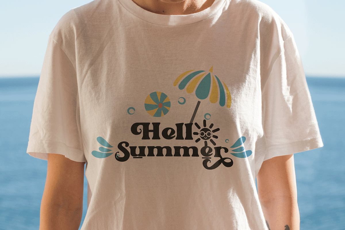 Hello Sun - A Modern Summer Font, a Serif Font by overlaytemplates (Photo 2 of 5)