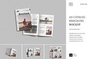 A4 Catalog Brochure Mockup, a Books & Magazine Mockup by graphictime (Thumbnail 1 of 12)