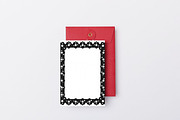 Black & White Polka Dot Frames, an Object Graphic by Pattern Whimsy (Thumbnail 5 of 6)