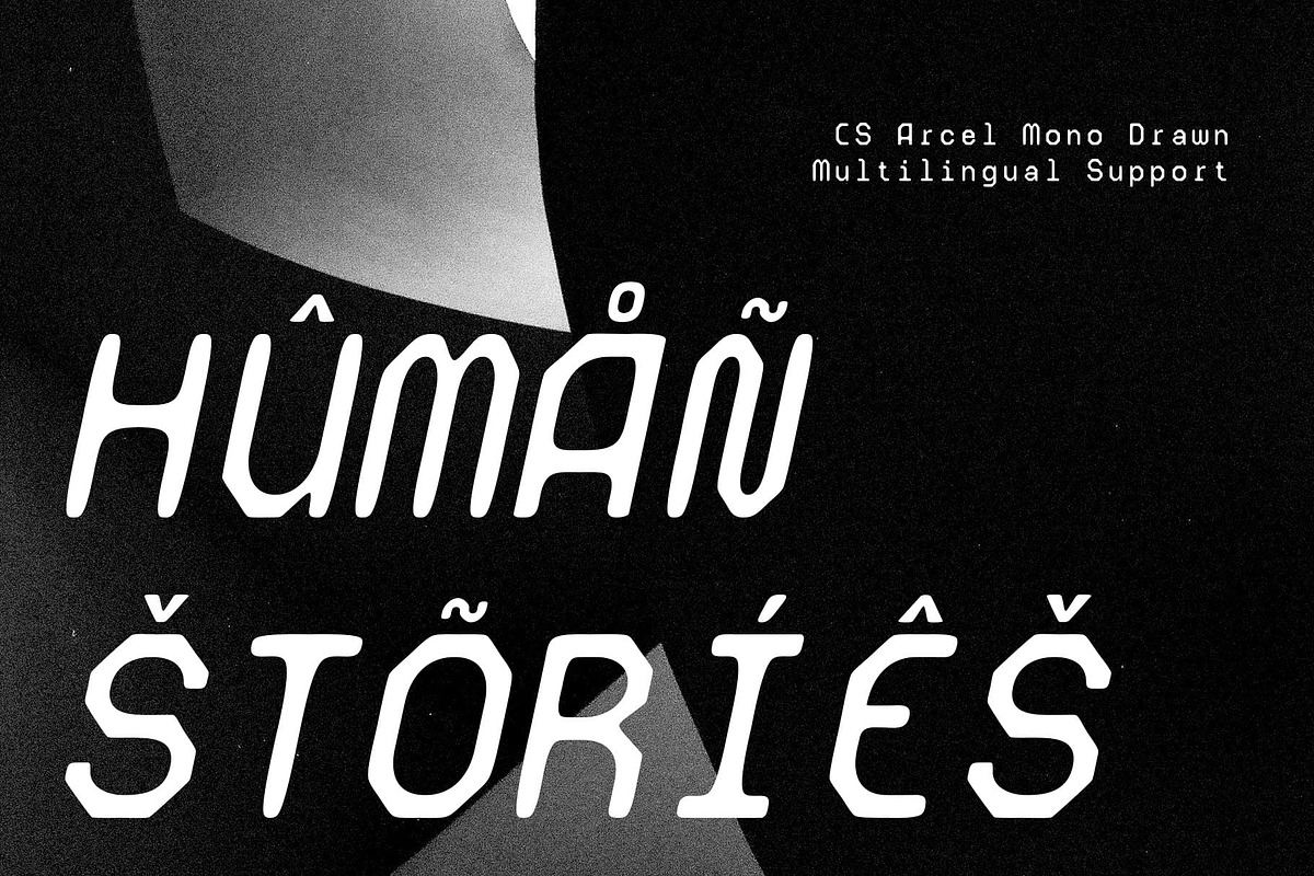 CS Arcel Mono Drawn, a Sans Serif Font by Craft Supply Co. (Photo 7 of 8)
