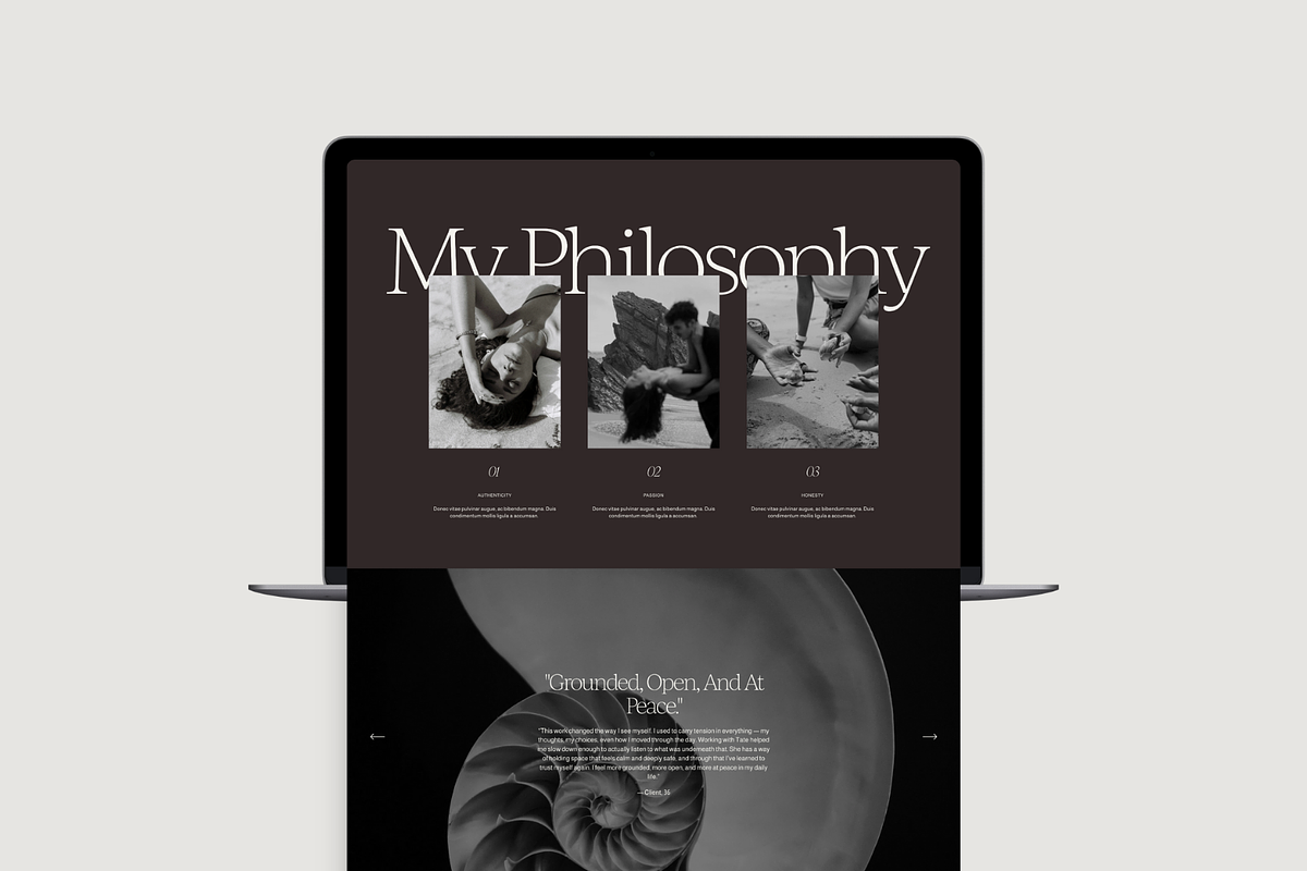 Website Template Squarespace: Tate, a Squarespace Template by Candor Templates (Photo 5 of 14)