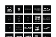 150 Inspirational Fitness Quotes, a Social Media Template by Delightful Design (Thumbnail 9 of 9)
