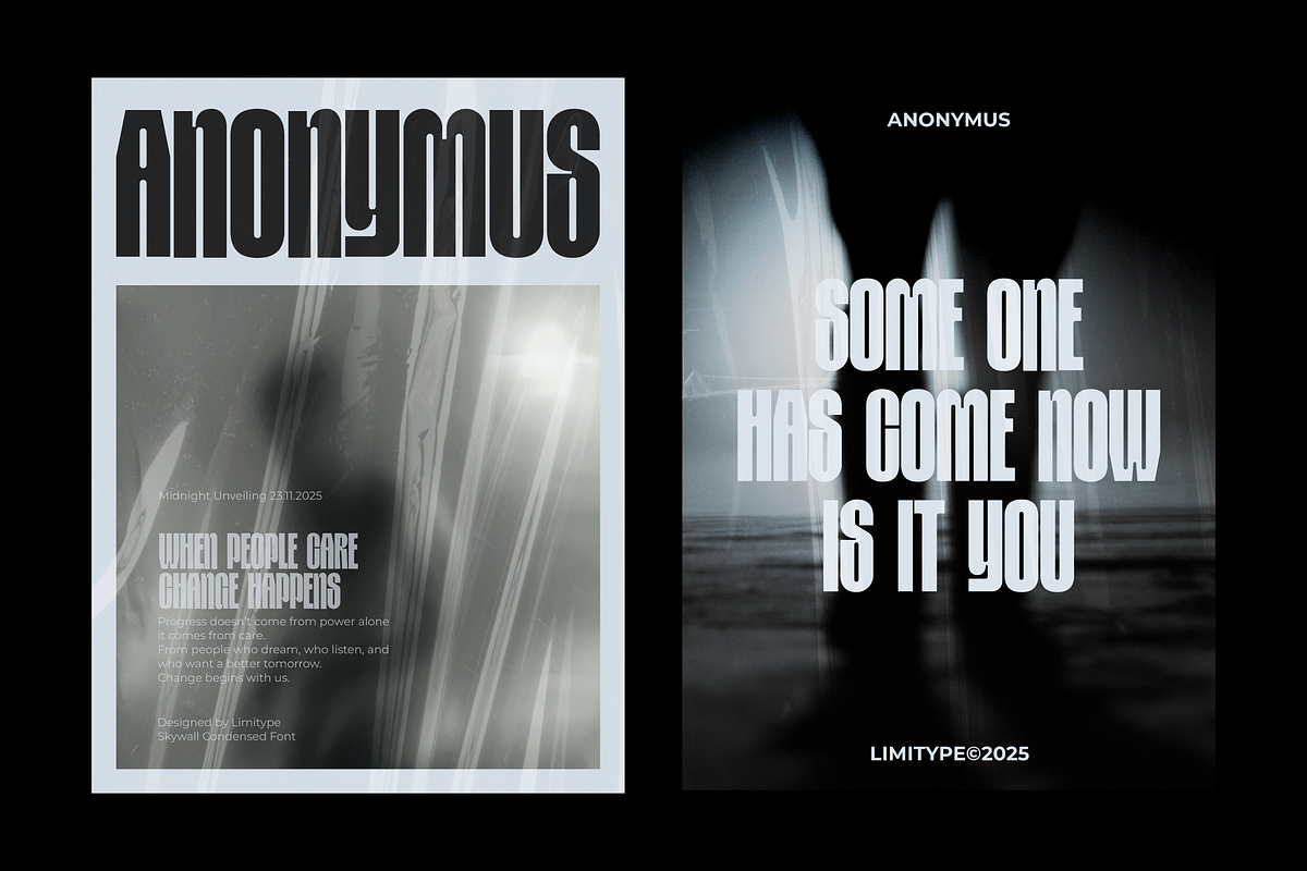 Skywall - Condensed Font, a Sans Serif Font by limitype (Photo 6 of 15)